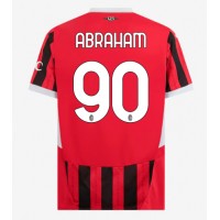 Fotballdrakt Herre AC Milan Tammy Abraham #90 Hjemmedrakt 2024-25 Kortermet